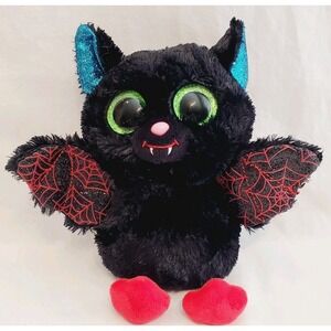 6" TY Beanie Boos Ophelia The Halloween Vampire Bat Soft Plush Toy Spooky Season